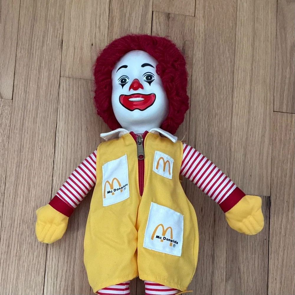 RARE New Vintage Clown RONALD MCDONALD, Doll, 1984, McDonald’s, 17 inch